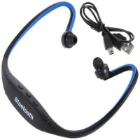 Bluetooth Wireless Headset Stereo Headphone Earphone Handfree Sport Universal Blue