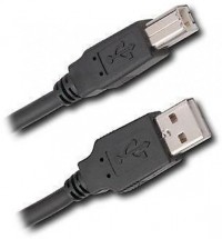 1.8 Meters USB 2.0 Type A to Type B Male Printer Cable for Printer, Scanner, External HDD & More
