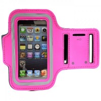 Sports Running Gym Armband Case cover for Apple iPhone 5/iPhone 5S- Hot Pink
