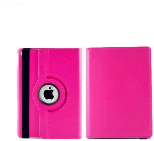 Leather 360 Degree Rotating Smart Stand Case Cover For APPLE iPad Air 6 (Pink)