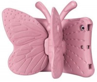 BUTTERFLY RESISTENTE AGLI URTI POLIETILENE CHILDRENS KIDS CHILD EVA SUPPORTO CUSTODIA COVER PER APPLE IPAD AIR / AIR 5 ( LIGHT PINK)