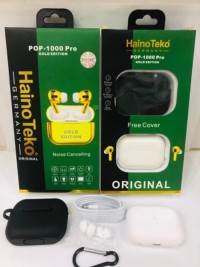 Haino Teko Germany POP 1000 Pro Earbuds Bluetooth With Free Cover