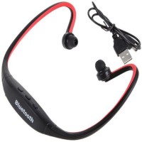 Bluetooth Wireless Headset Stereo Headphone Earphone Handfree Sport Universal outside outing Red