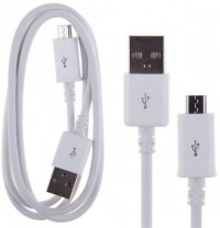 USB Cable 1Meter Charging Cable Cord for Samsung Galaxy S7/S6/S5,Note 5/4/3,HTC,LG (White)