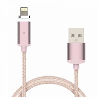 Magnetic Lightning Cable for iPhone - Rose Gold