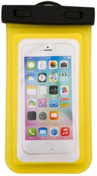 universal Waterproof Phone Case Anti-Water Pouch Dry Bag Cover for iPhone Samsung HTC LG Yellow