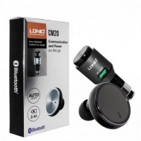 LDNIO 2X1 Bluetooth Headset and USB Car Charger for charging all kinds of phones