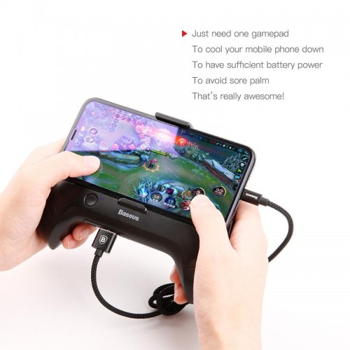 Baseus phone holder for iPhone Samsung Gamepad handle holder refrigeration controller charge mobile phone holder from Games Consoles Shopping in UAE, Dubai Baby Smartwatches, Electronics, Kitchen Appliances, Tablets, Accessories,