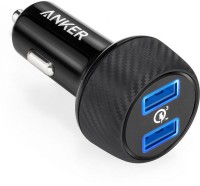 Anker Quick Charge 3.0 39W Ultra-Compact 2-Port Car Charger PowerDrive Speed 2 for Samsung Galaxy S6 / S6 edge / S6 edge+ / S7 / S7 edge with PowerIQ for iPhone 7 / 7 Plus / 6s / 6s Plus / 6 / 6 Plus