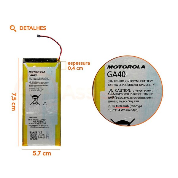 BRAND NEW Motorola Moto G4 Plus XT1644 GA40 Battery