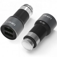 LDNIO C303 3.6A Dual USB Car Charger With usb Cable