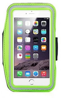 Sports Running Armband Case cover holder for iPhone 6 Plus & Samsung Note 3/4, light green
