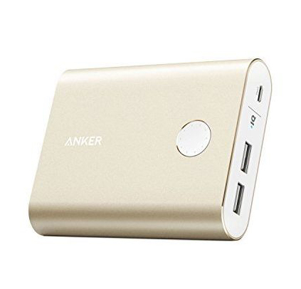 Anker Power Core+ 13400mAh with Quick Charge 3.0 Power Bank for Mobile Phones, Gold - A1316HB1