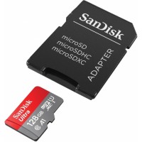 Sandisk 128 GB Class 10 Micro SDHC Card