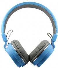 Blue HD Stereo Dynamic Headphone Wireless Bluetooth Headset Earphone (BTT-09)