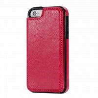 Apple Iphone 6 plus / 6s PLus Wallet Case with Card Holder Premium pure Leather Kickstand Card Slots , Double Magnetic Clasp And Durable Shockproof Cover For Iphone 6 Plus / 6S pLus