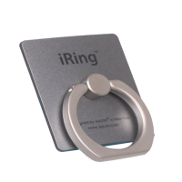 Universal 360 Degree Metal Finger Ring Holder and Grip Stand for ALL Mobile Phone Tablet Silver