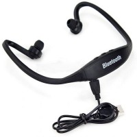 Bluetooth Wireless Headset Stereo Headphone Earphone Handfree Sport Universal outside outing Black