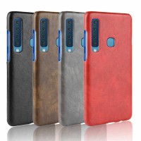 Samsung Galaxy A9 2018 phone Case Luxury Hard PU Leather Back Cover